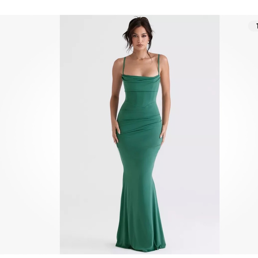 House of CB Green Maxi Dress